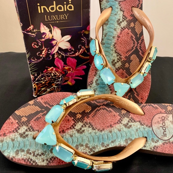 INDAIA Shoes - INDAIA LUXURY BRAZIL FLIP FLOP SIZE 10